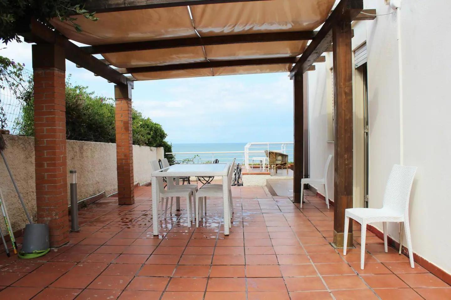 Terrazza Sul Mare Villa Agnone Bagni Exterior foto